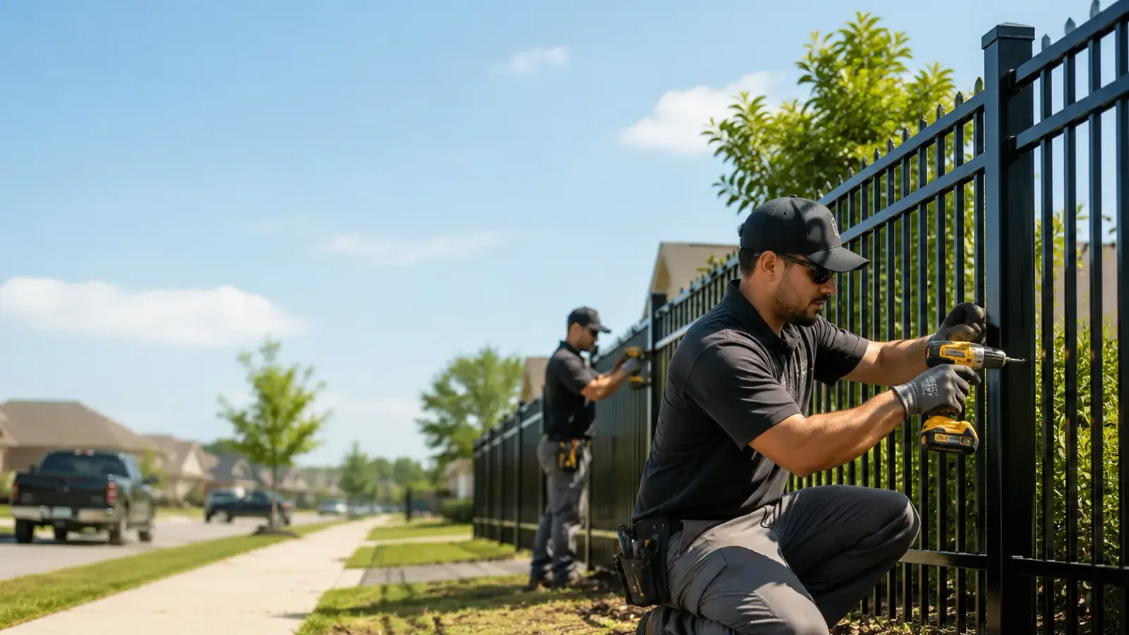 Metal Fence Installation in Stillwater, ME